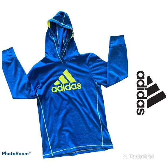 adidas Other - ⚡️(NWOT) Adidas Hooded Long Sleeve Shirt ~ Size M (10-12) ⚡️